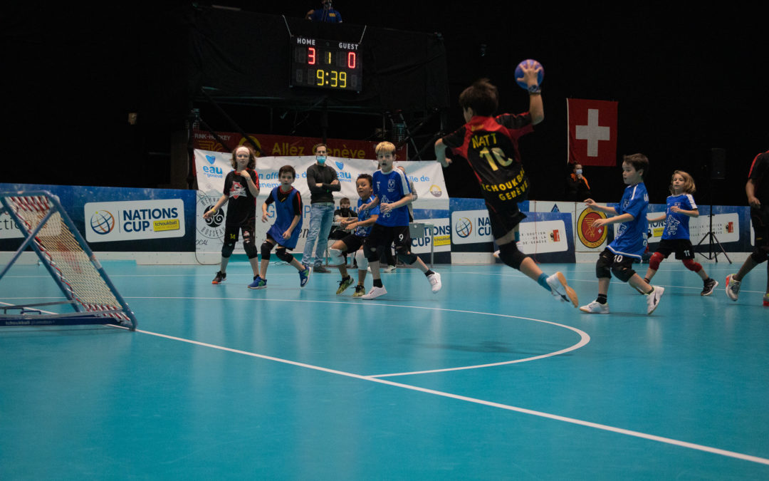 Les tournois juniors M8, M10 et M12 des Tchoukball Geneva Indoors
