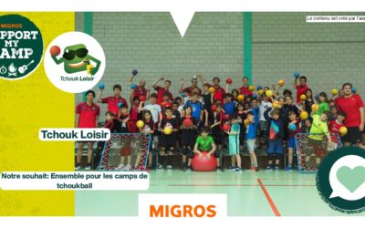 Fin du premier mois du challenge « Support My Camp »          de Migros !